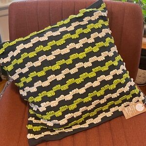 NWT 20" x 20" Gray Green Cushion Cover (set of 2)